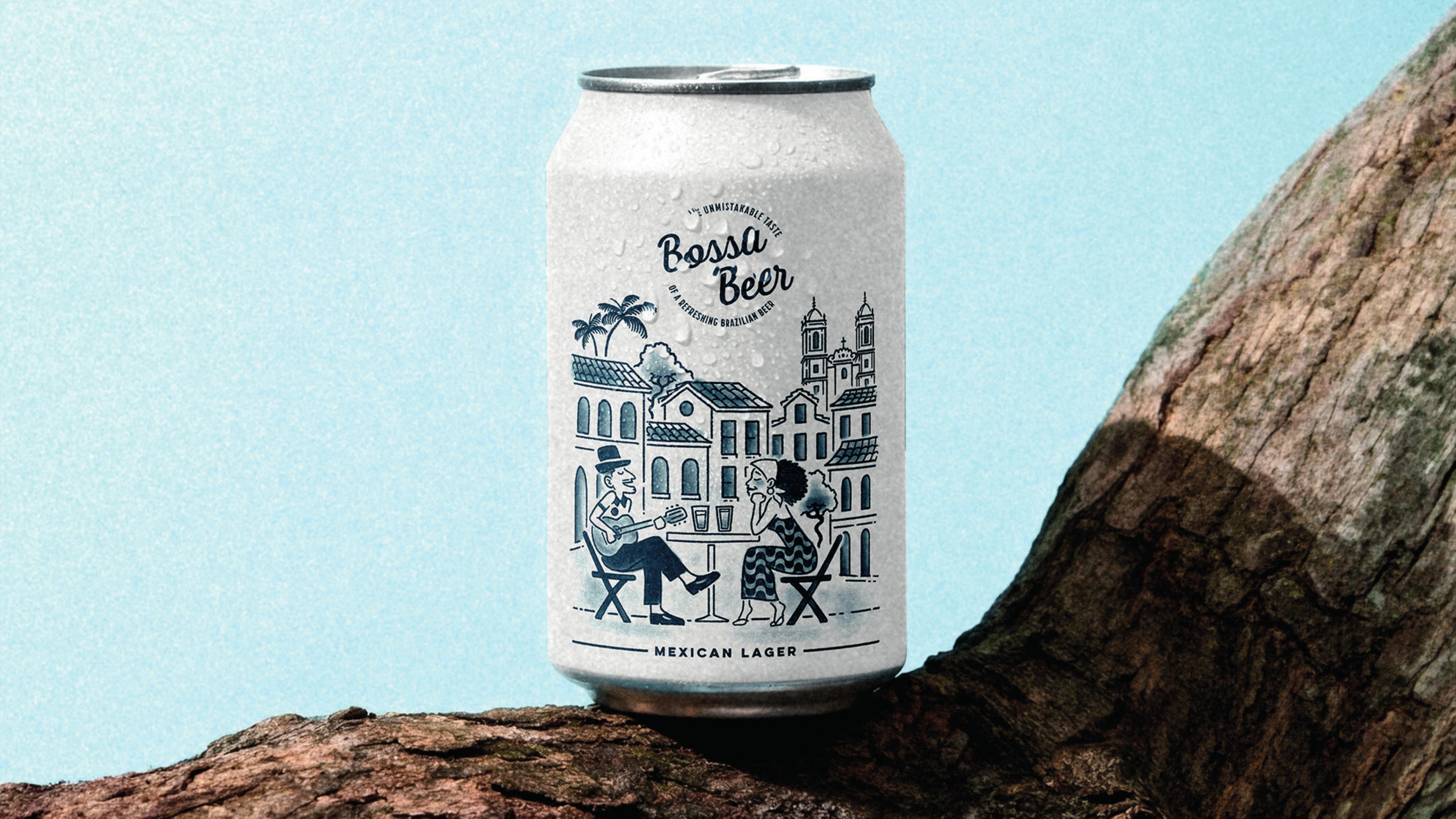 Bossa Beer can — product design