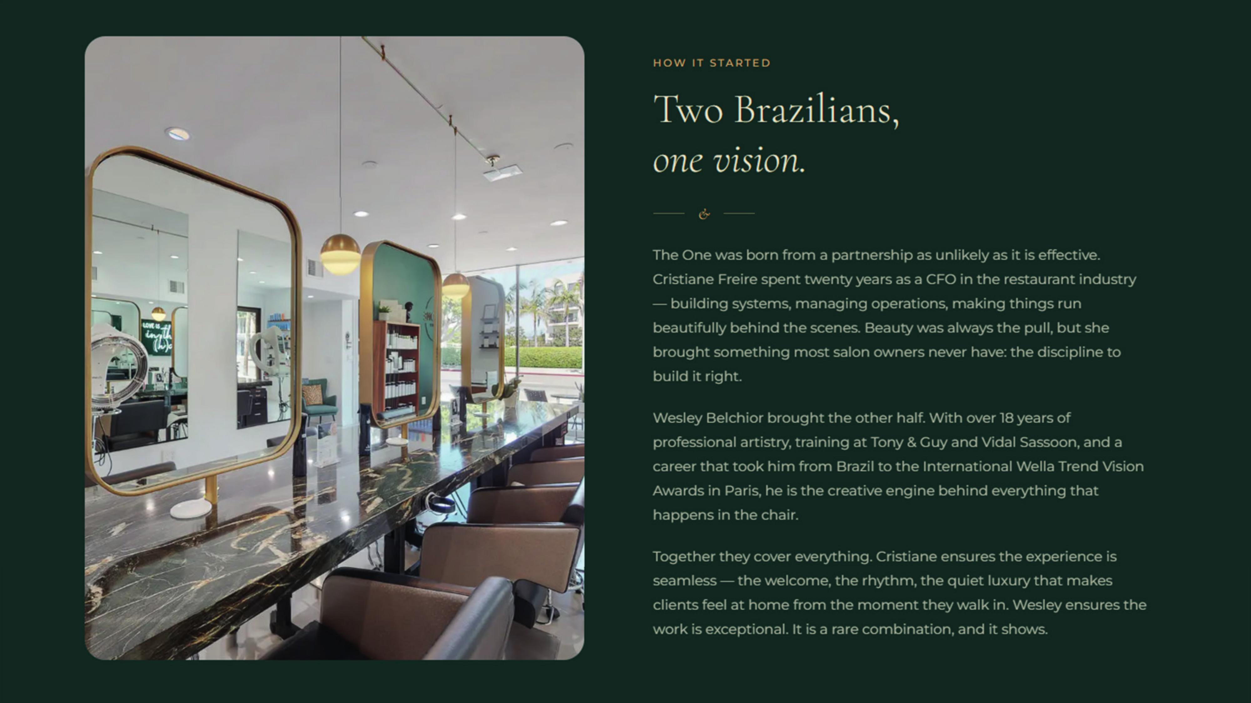 The One Beauty brand identity