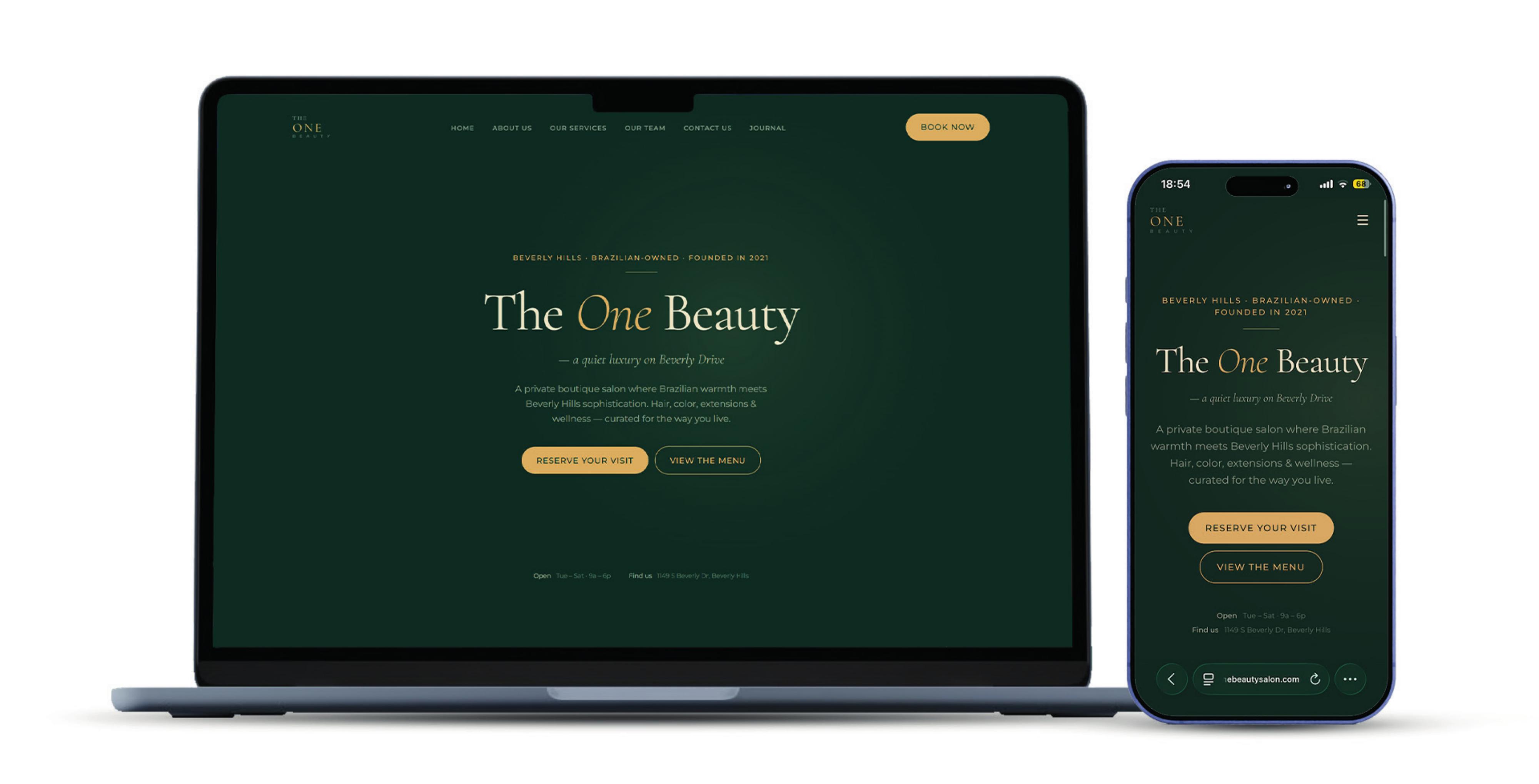 The One Beauty visual system